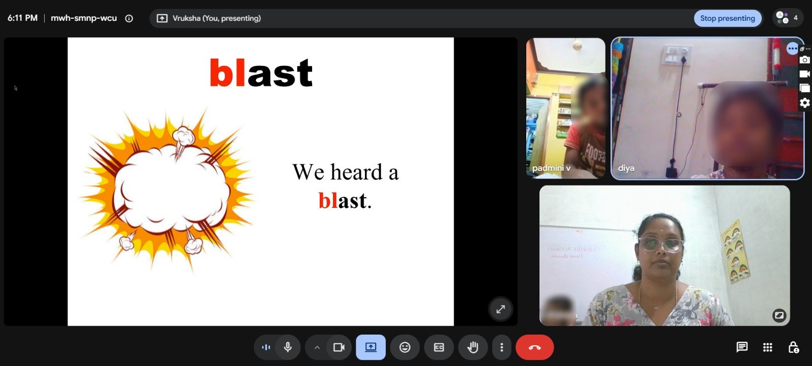 Online phonics class for kids